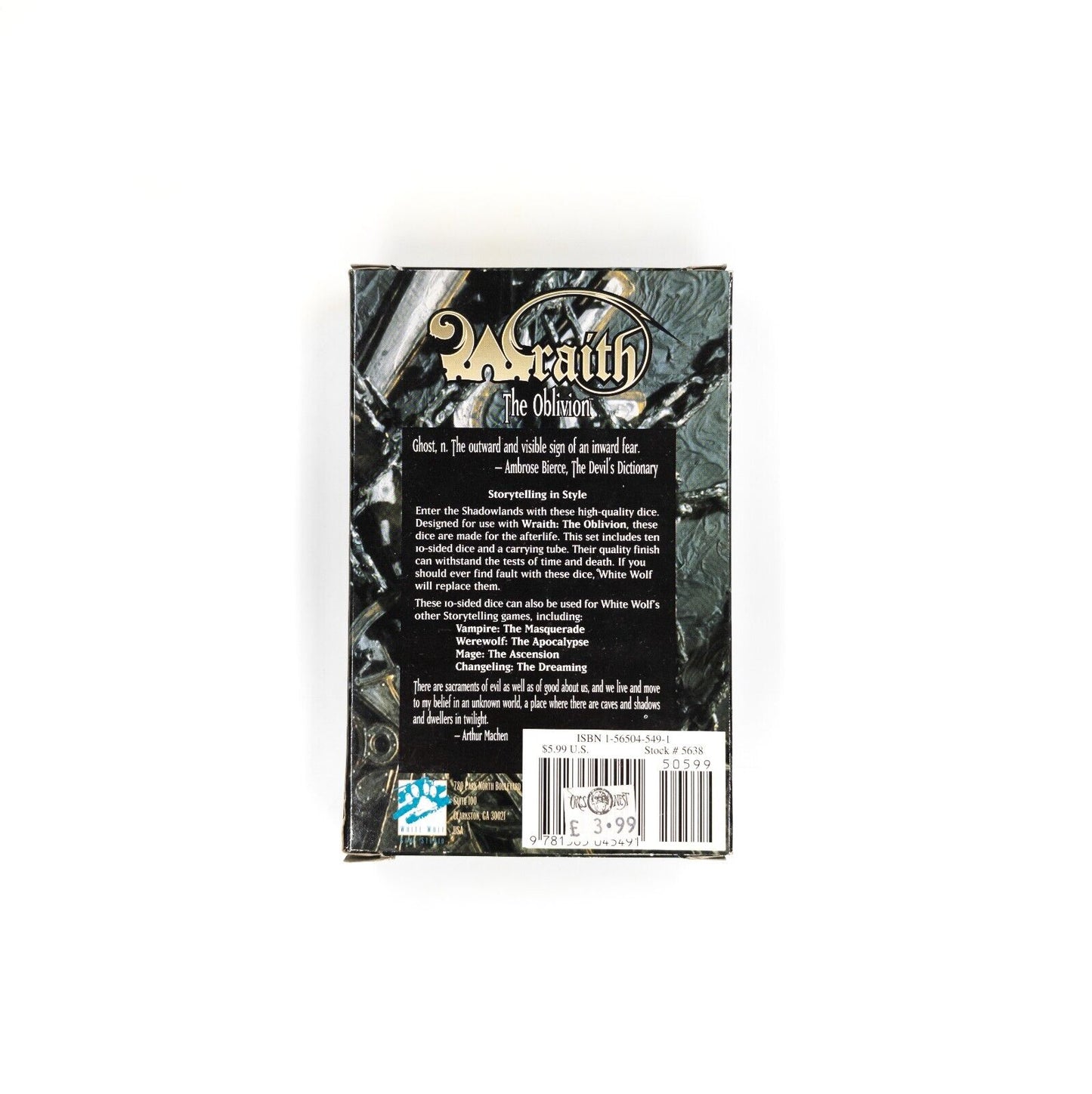 Wraith: The Oblivion - D10 Dice Set