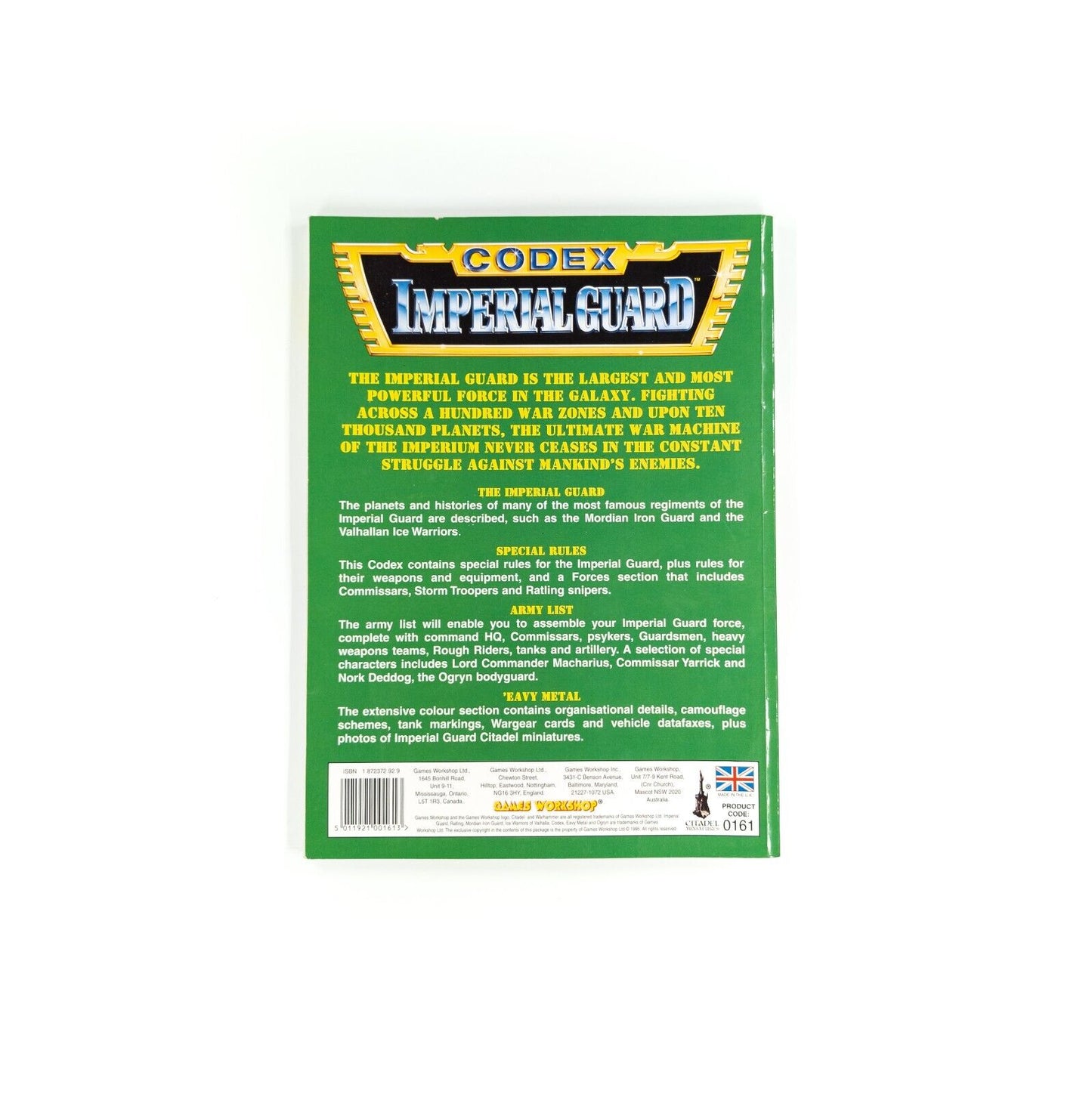 Imperial Guard - Codex: Imperial Guard, 2nd Edition [VG]