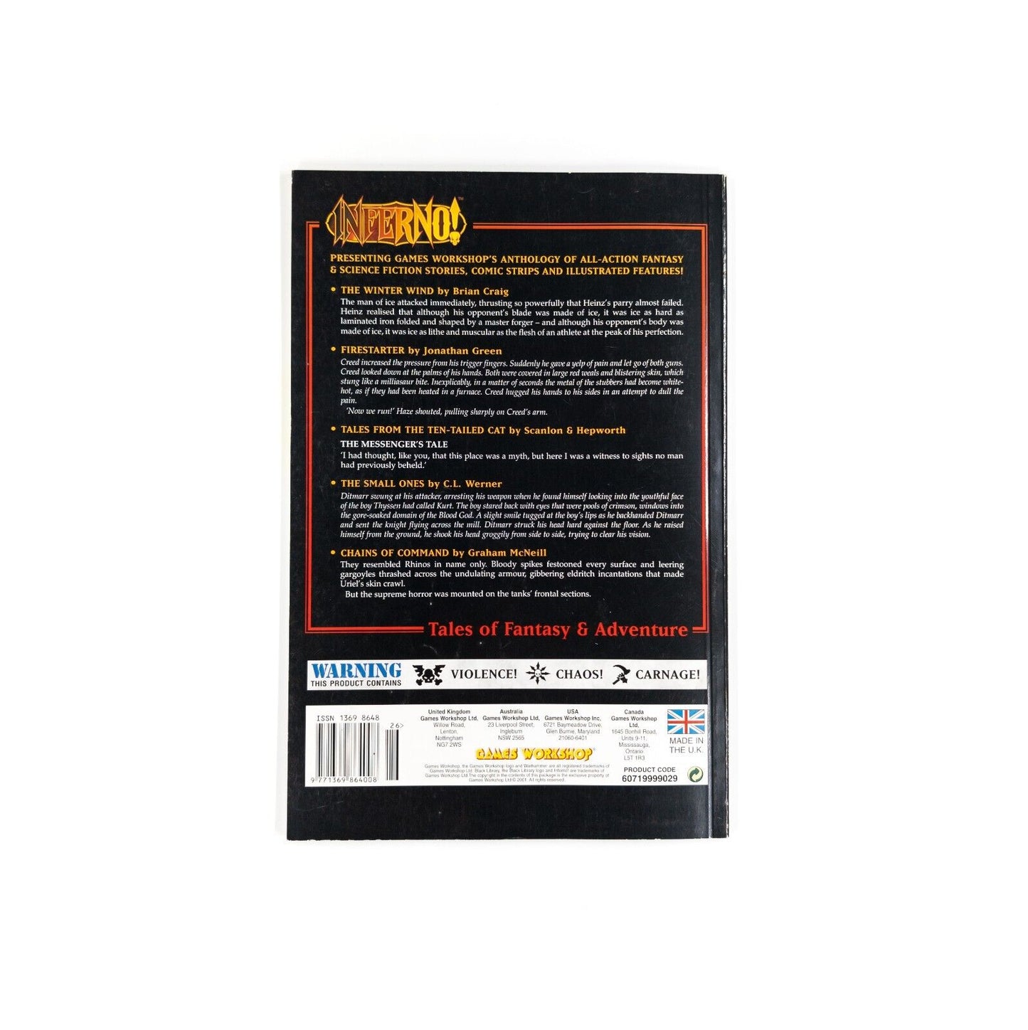 Black Library - Inferno! Magazine, Issue 26 [VG]