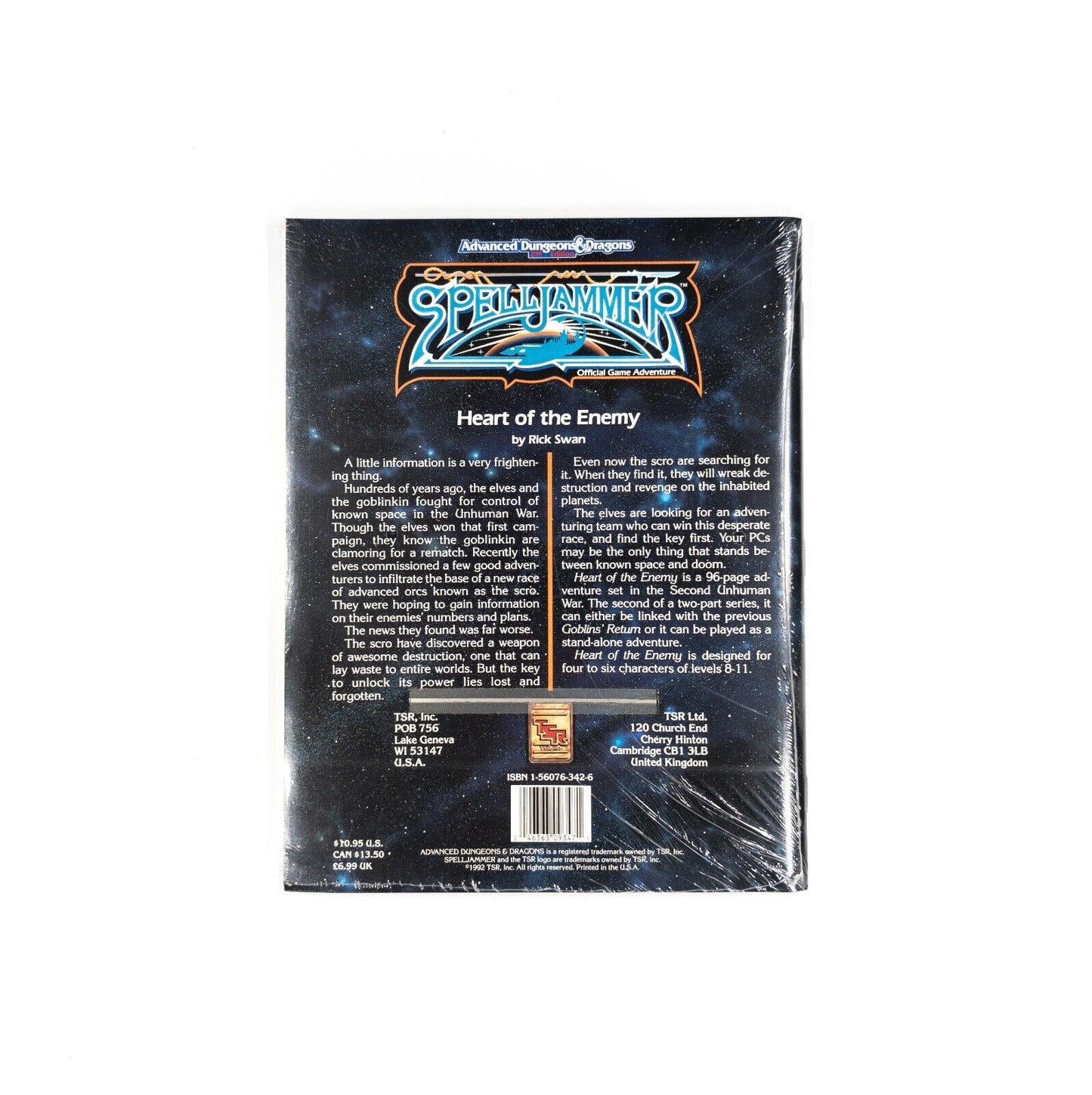 AD&D - Spelljammer, Heart of the Enemy [Sealed]