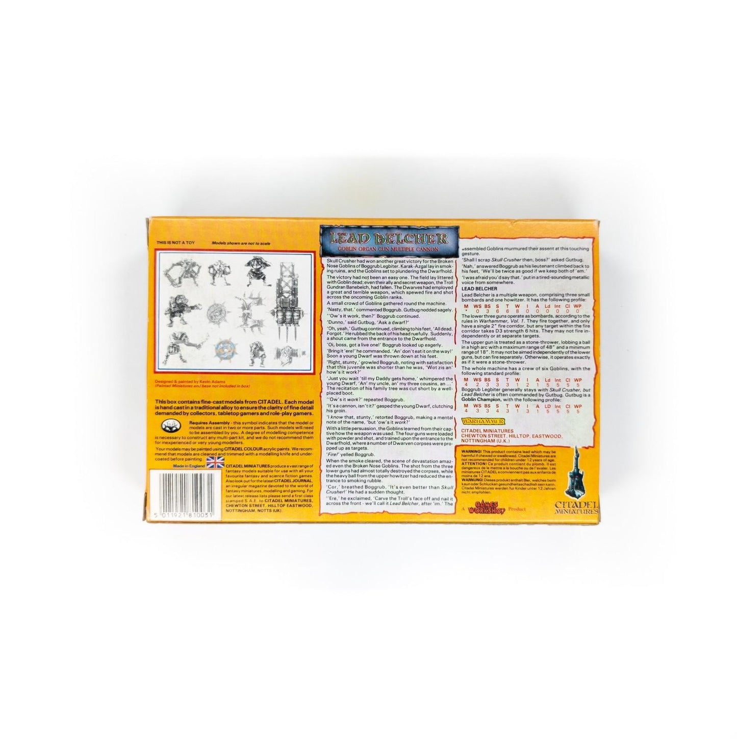 Orcs and Goblins - MD3 Lead Belcher Organ Gun