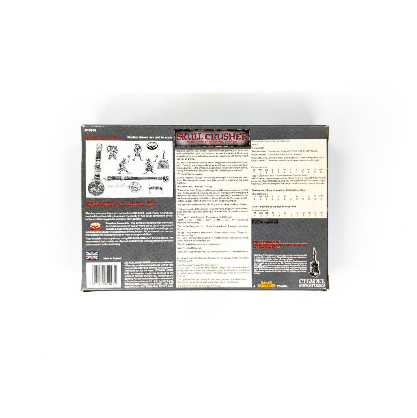 Orcs and Goblins - MD2 Skull Crusher Trebuchet