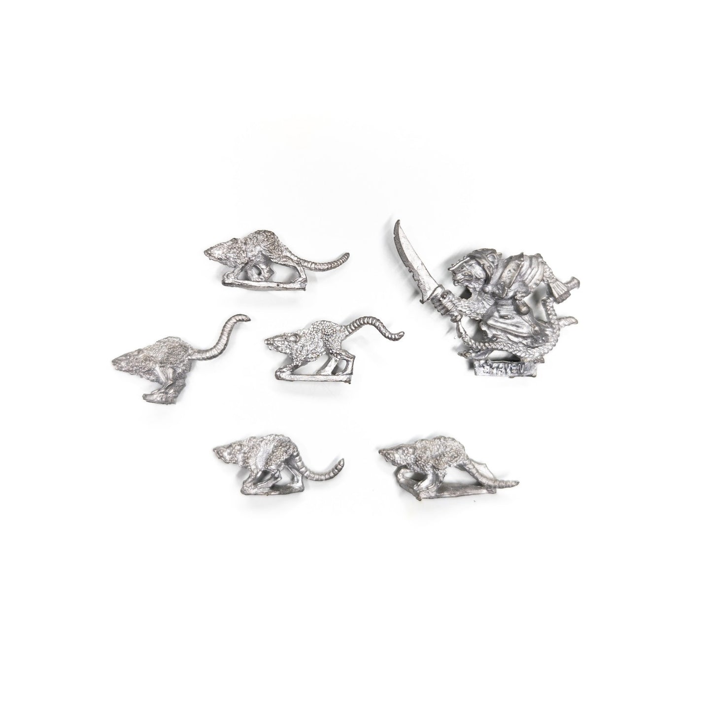 Skaven - Clan Moulder Pack Master w. Giant Rats