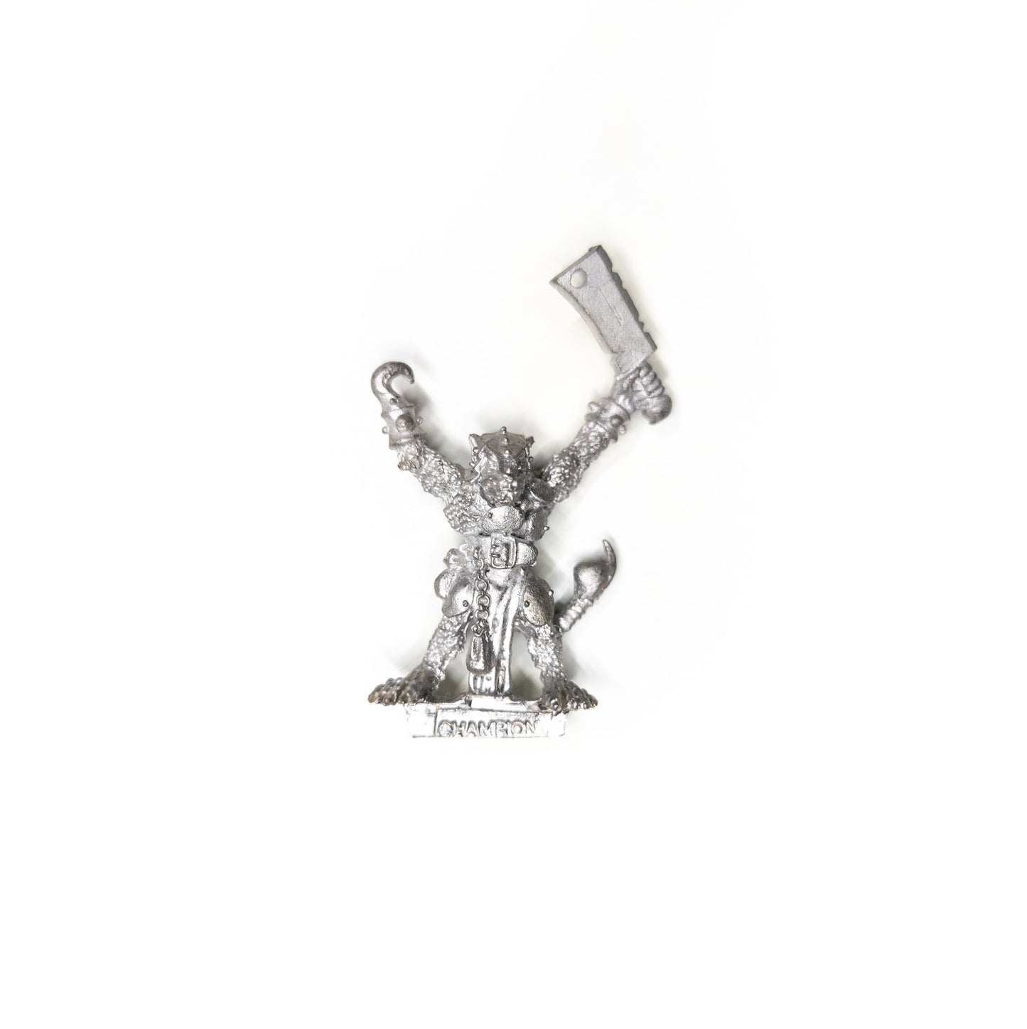 Warhammer Fantasy - Skaven - C47 Command Champion The Butcher - Metal