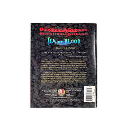 AD&D - Monstrous Arcana, Sea of Blood Adventure Module [NM]