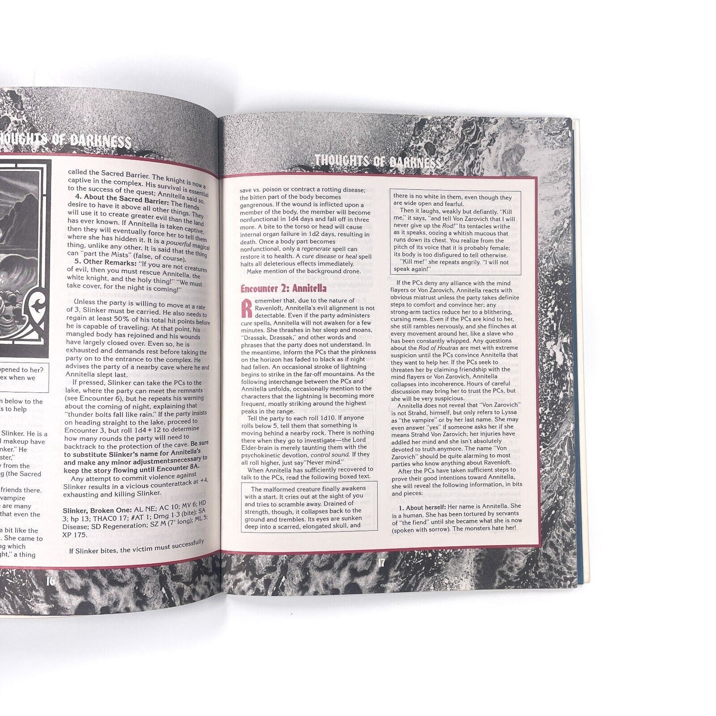 AD&D 2nd Edition - Ravenloft, Thoughts of Darkness [NM]